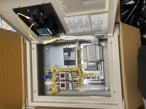 ポンプ用制御盤 自動交互運転 0.75KWx2 (揚水用に最適)