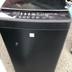 北九州市内配送無料　保証付き　2020年式　ハイセンス 5．5kg全自動洗濯機 keyword マットブラック HW-G55E7KK