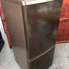 福岡市内配送無料　パナソニック Panasonic NR-B147W-T [冷蔵庫(138L 右開き) 2ドア ブラウン]