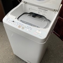 福岡市内配送設置無料 シャープ タテ型洗濯乾燥機 穴なし槽カビ