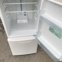 福岡市内配送無料 Panasonic 2ドア冷蔵庫 138L ホワイト NR-B147W-W