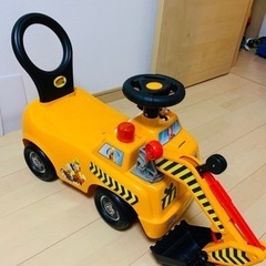 ミッキーショベルカー　子供　乗り物