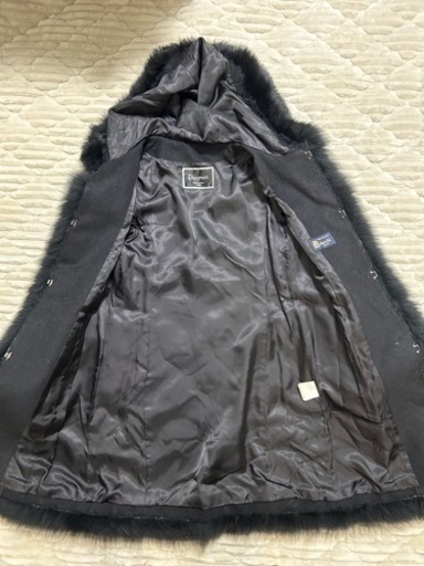 希少極美品　ダイアグラム グレースコンチネンタルウールコート　フォックスファー　カシミア　アンゴラ