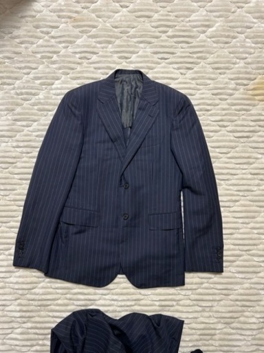 極美品　エルメネジルドゼニア　スーツ　ネイビー　L
