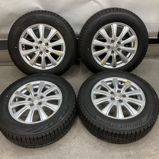 決まりました。スタッドレス　195/65R15   VRX2  21年製バリ山　PCD100