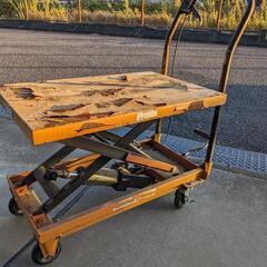 油圧リフト機能付台車◆耐荷重量80kgの画像
