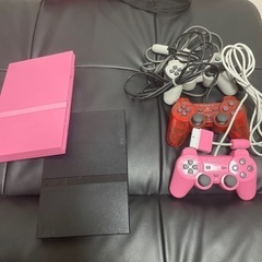 PlayStation II  SCPH75000 黒のみピンク...