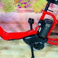 ❸5844子供乗せ電動アシスト自転車YAMAHA 20インチ良好バッテリーの画像