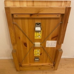 muji 折り畳み式テーブルの画像