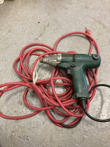 電動 電気 ドリル 日立 HITACHI WH-12VA 動きました コード延長されてます 古いのでジャンク 電動工具 コード式