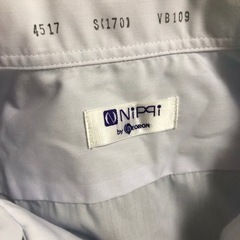 【試着のみ】男子 半袖 開衿シャツ　左胸ポケット 170サイズの画像