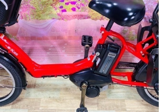 ❶5828子供乗せ電動アシスト自転車YAMAHA 20インチ良好バッテリー
