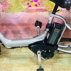 ❶5825子供乗せ電動アシスト自転車ブリヂストン20インチ良好バッテリーの画像