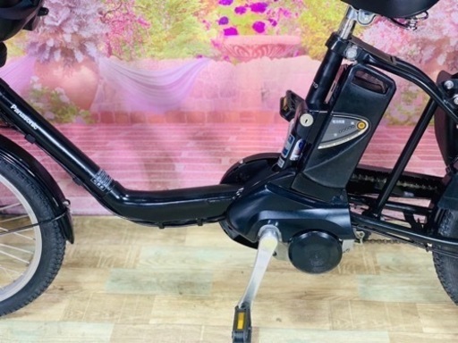 ❶5835子供乗せ電動アシスト自転車Panasonic20インチ良好バッテリー