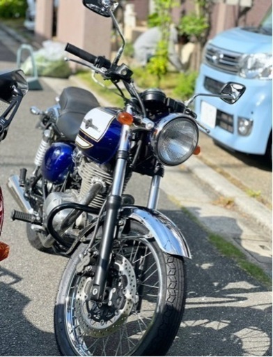 カワサキ  エストレア 250 スリップオンマフラーETC付き！