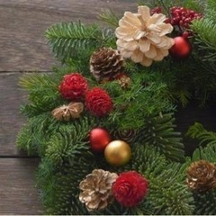 クリスマスリースorスワッグ作り教えてください♡