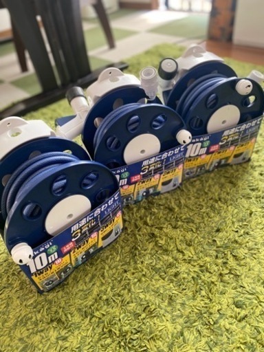 新品。散水ホースリール　コンパクト　LIGHT 10m