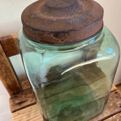 古道具　ガラスびん　アンティークの画像