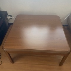 山善こたつ正方形90cmの画像