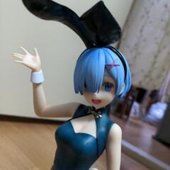 リゼロ　レム　網タイツ青バニーの画像