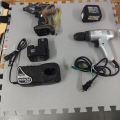 ジャンクな電動工具5点差し上げます❗