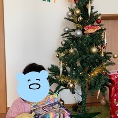 クリスマスツリーとオーナメント