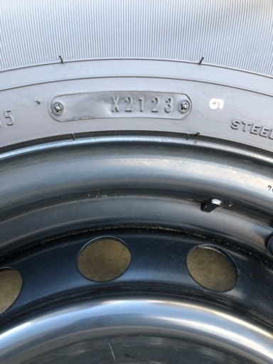 ハイエース純正タイヤホイールセット（新車外し）