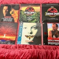 LDプレイヤー＋レーザーディスク6枚セットの画像