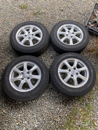 manaray sport 冬タイヤ付き　4穴　スタッドレスタイヤ　アルミホイール　マナレイスポーツ　175/70R14 84Q cood year