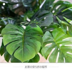 39【年末大セール】新品 モンステラ 50㎝ 人工観葉植物 インテリア フェイクグリーンの画像