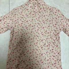 花柄　トップス　90
