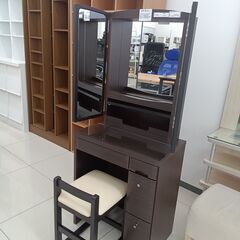 ☆ジモティ割あり☆ NITORI ドレッサー ダークブラウン H146×D39×W61.3