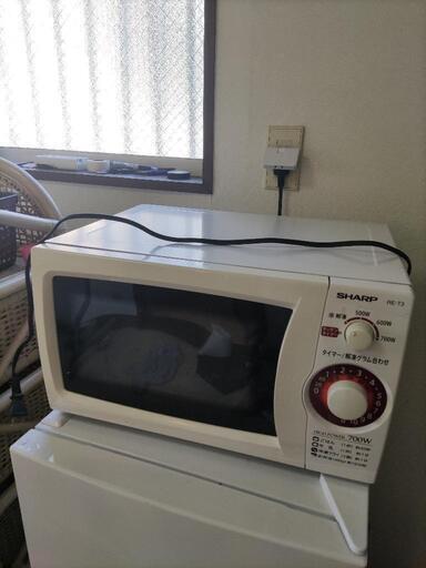 電子レンジ　多少難あり