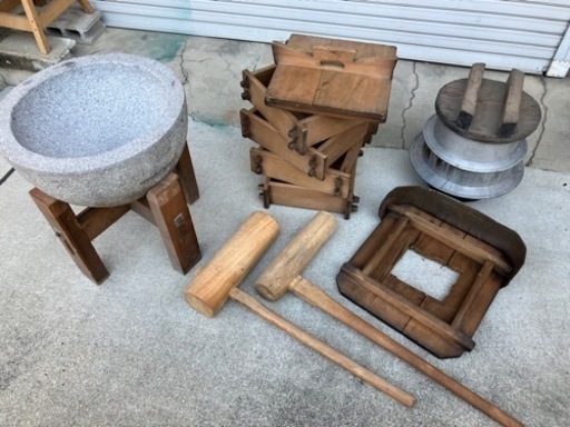 餅つき用具(使用感あり)