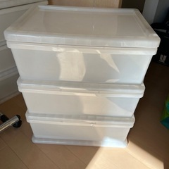 衣装ケース　プラスチックケース　タンス　洋服ケース　3段ケース