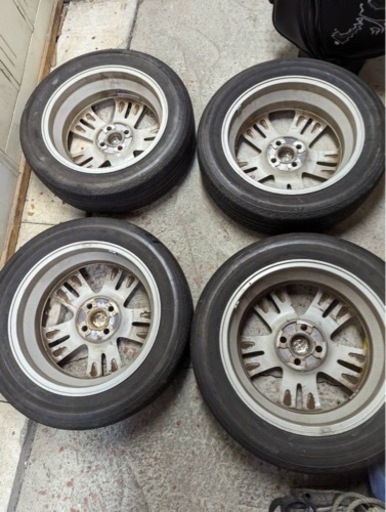 トヨタIQ　純正アルミホイール　タイヤ4本セット　５Ｊ16 インセット45   BSレグノ 175  60  16 