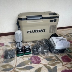 ハイコーキ　H iKOK I  コードレス冷温庫　25L UL18DBA サンドベージュ　バッテリー1個　オプション付き　新品 クーラーボックス