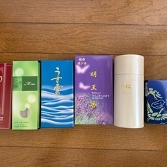 蝋燭とお香のセット(大量)の画像