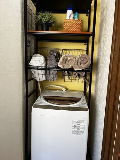 家具 Laundry rack with baskets
