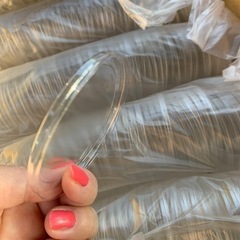 紙コップ 蓋 5000枚 定価24000円 透明フラット 直径71cm 透明フタ 日本