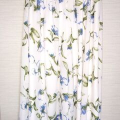 花柄裏地付スカーチョ？丈87cm(M)Tシャツ二枚おまけです。