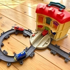 【値下げ❗️】チャギントン　大きな車庫セット