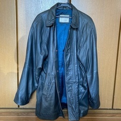 本日で終了します　革ジャケット　　①Ｌサイズ
