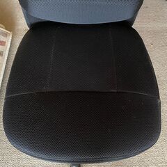 デスクチェア　黒の画像