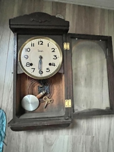 駅舎　鉄道　掛け時計