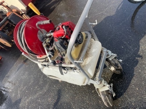 ５０Lタンクキャリー付きエンジン動噴