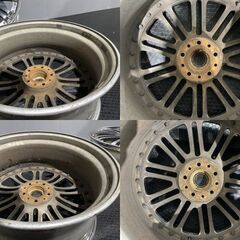 WORK REZAX RZU-FR 27 ワーク レザックス 社外ホイール 20インチ 4本 8.5J/9.5J5HPCD114.3+39/+42 希少　(MHZ113)クレジットカード QRコード決済可能の画像