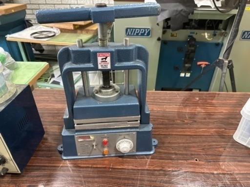 ホットプレス彫金、ゴム焼き