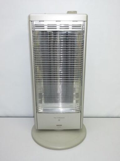 stp-2195　三洋　遠赤外線ストーブ　RX-F10B　500W/1000W切替　遠赤外線　転倒ＯＦＦスイッチ　タワー型　首振なし　スリム　コンパクト　足元　電気ストーブ　暖房器具SANYO