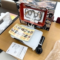 【未使用品‼️】イズミ 万能ロースター フィッシュロースター 魚焼き器 オレンジ♪の画像